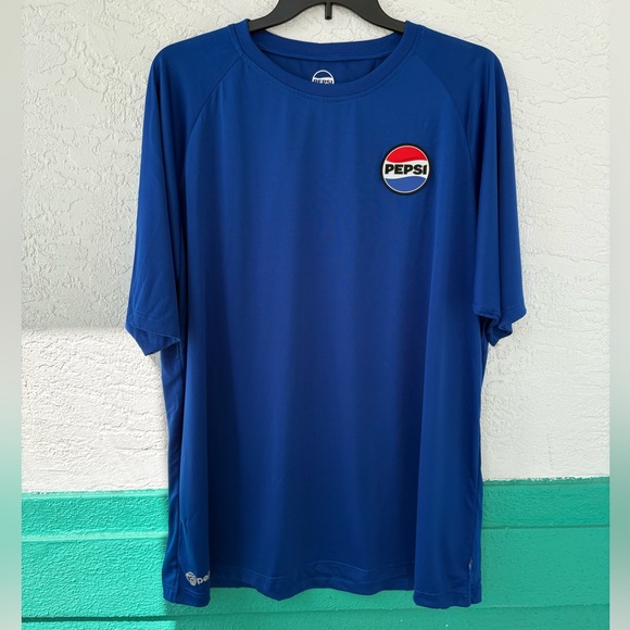 Pepsi Pep+ Workwear Short Sleeve Shirt 3D Pepsi Logo XXL Mens - Picture 1 of 7